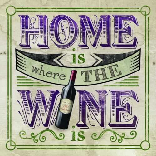 Ebros All About Wine Hosting Kitchen Decorative Ceramic Coaster Set Of 4