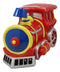 Large Red Choo Choo Train Boys Girls Children Money Coin Piggy Bank Figurine