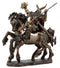 Ebros Norse Viking God Battle Cry Alfather Odin Riding On Sleipnir To Hel Figurine 9"L