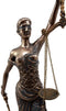 Ebros Greek Lady Goddess Of Justice La Justica Decorative Bronzed Resin Figurine