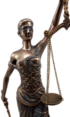 Ebros Greek Lady Goddess Of Justice La Justica Decorative Bronzed Resin Figurine