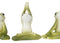 Ebros Zen Garden Inner Peace Yoga Frogs Set of 3 Figurine Collectible