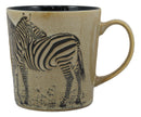 Ebros Romance In The Savanna Hugging Zebra Horse Couple Drinking  Ceramic Mug