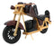 Hand Made Wood Retro Style Flathead Chopper Motorcycle Bike Wine Holder Figurine