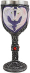 Ebros Everlasting Love Unicorn Valentines Couple Wine Goblet Chalice 7.25"H