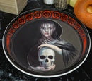 Set Of 4 Dance With Death Grim Reaper Death Angel & Damsel Dessert Salad Plates
