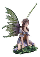 Ebros Amy Brown Whimsical "Viola" Violet Flower Garden Fairy Figurine Fae Statue
