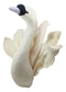 Ebros Fiona Walker England Handmade Organic Baby Winged Swan Head Wall Decor