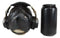 Skater Boy R&B Funk Rap Music Fanatic With Headphones Set And Black Hat Skull