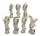 Archangel Michael Gabriel Raphael Sealtiel Barachiel Uriel Jegudiel Figurine Set