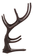 Ebros Metal Stag Deer Antlers 3 Wine Bottles Holder Rack Cabin Lodge Home Decor