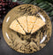Pack Of 2 Rustic Western Forest Spirit Alpha Gray Wolf Round Dinner Plates 10"D