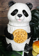 Ebros The Kung Fu Dragon Warrior Giant Panda Ceramic Cookie Jar Collectible Figurine