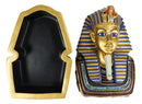Egyptian King Pharaoh Tutankhamun Hieroglyphic Golden Decorative Jewelry Box
