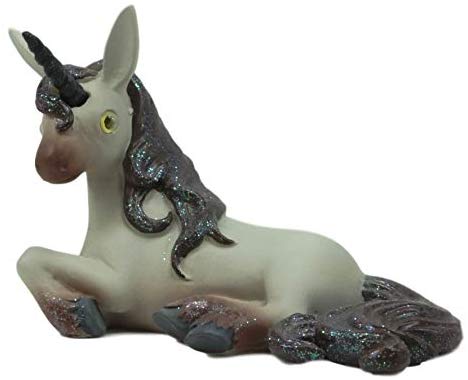 Ebros My Little Unicorn Horse Figurine in Pastel Colors (Twilight Jupitar)
