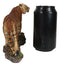 Sultan Orange Bengal Tiger On Rock Statue 7.25"Long Giant Cat Wild Animal Decor