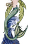 Large Nautical Ocean Dancing Mermaid Statue 26"H Goddess Venus Rising Figurine
