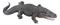 Grand Scale Realistic Nile Crocodile Baring Razor Sharp Teeth Garden Statue 30"L