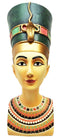 Ebros Gift Mask Bust Of Pharaoh King Tut And Queen Nefertiti Decorative Figurine Set