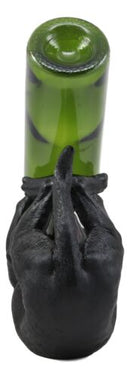 Ebros Black Labrador Retriever Wine Bottle Holder Caddy Figurine Pet Canine Lovers