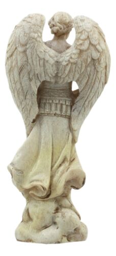 Ebros Holy Archangel Saint Gabriel Statue 5"Tall Power Of God And Patron of Baptism - Ebros Gift