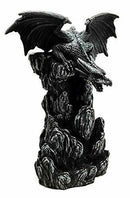 Ebros Dark Rocky Mountain Chernos Dragon Backflow Incense Tower Burner Statue