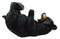 Ebros Gift Big Black Bear Wine Oil Bottle Holder Figurine 10"Long Home Decor