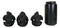 Ebros See Hear Speak No Evil Silverback Gorillas Figurine 3" Height Set of 3