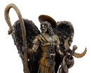 Ebros Saint Raphael The Archangel Holding Healing Staff Statue 13"H Catholic Saint Decorative Figurine