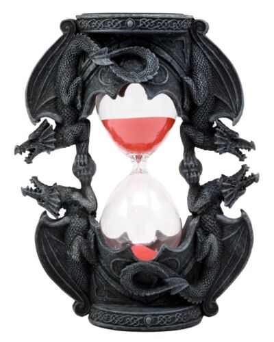 Ebros Gift Invertible Four Elemental Dragons Sand Timer Figurine Dragon Hourglass Sandtimer - Ebros Gift