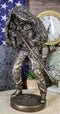Ebros Military Marksman Marine Camouflage Sniper Statue Modern Warfare Specialist Unit Figurine Behind Enemy Lines