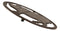 Cast Iron Rustic Swine Bacon Pig Cutout With Raised Studs Border Metal Trivet