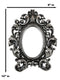 Victorian Floral Scrollwork Ornate Vanity Dressing Desktop Table Mirror Accent