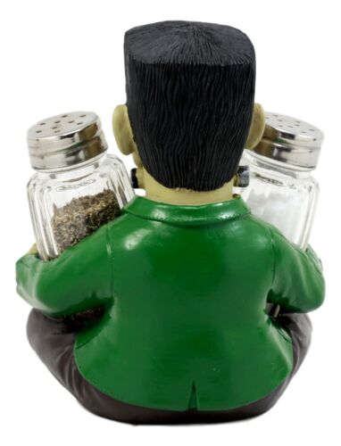 Halloween Dr Victor Frankenstein Monster Salt & Pepper Shakers Holder Figurine