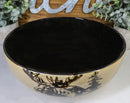 Large Rustic Emperor Elk Moose Deer Vegetable Presentation Serving Bowl 98Oz