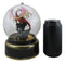 Red Dragon On Rocky Mountain Castle Musical LED Light Air Powered Water Globe