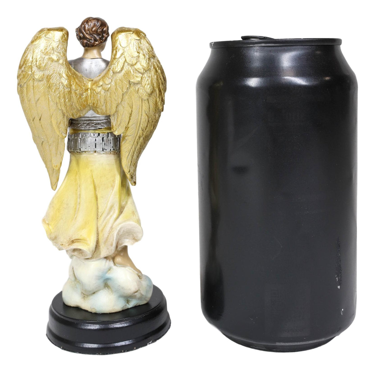 Archangel Gabriel Messenger Of God Holding Scroll Figurine Catholic Church Saint - Ebros Gift