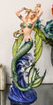 Large Nautical Ocean Dancing Mermaid Statue 26"H Goddess Venus Rising Figurine