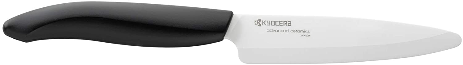 Kyocera FK-110-WH BK Bureau, Céramique, Blanc/Noir, Couteau d'office 11 cm Kyocera FK-110-WH BK Bureau, Céramique, Blanc/Noir, Couteau d'office 11 cm