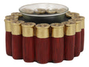 Ebros Western 12 Gauge Shotgun Shells Hunter's Ammo Shell Casing Votive Candle Holder Decorative Figurine 4" Long Rustic Country Accent Tea Light Candleholder