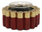 Ebros Western 12 Gauge Shotgun Shells Hunter's Ammo Shell Casing Votive Candle Holder Decorative Figurine 4" Long Rustic Country Accent Tea Light Candleholder
