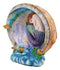 Ebros Sheila Wolk Mermaid Pearl Sleeping Mermaid Inside An Oyster Shell Statue