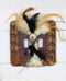 Set of 2 Western Indian Dreamcatcher Straws Feathers Double Toggle Switch Plates