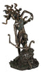 Greek Goddess Medusa Drawing Bow And Arrow Figurine Gorgon Sister Stone Gaze