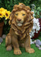 Realistic King Of The Savannah Jungle African Pride Lion Sitting Statue 16"H
