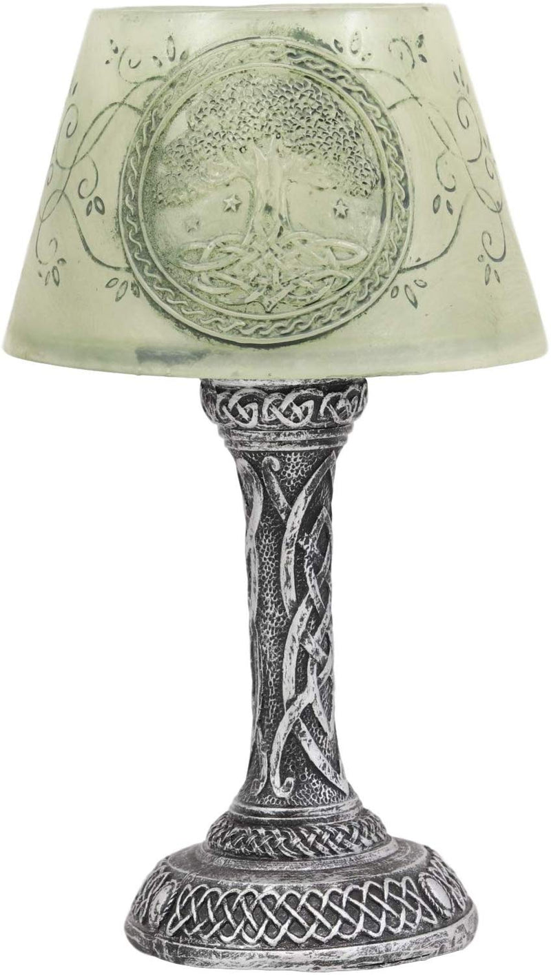 Ebros Celtic Sacred Tree Of Life Mini LED Night Light Figurine 7"H Table Courtesy Lamp