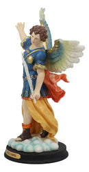 Ebros Archangel Saint Gabriel Statue 11.75"Tall Messenger With Brass Name Plate