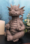 Ebros Whimsical Meditating Dragon Fists Inner Qi Strength Power Statue 5" Tall Decor