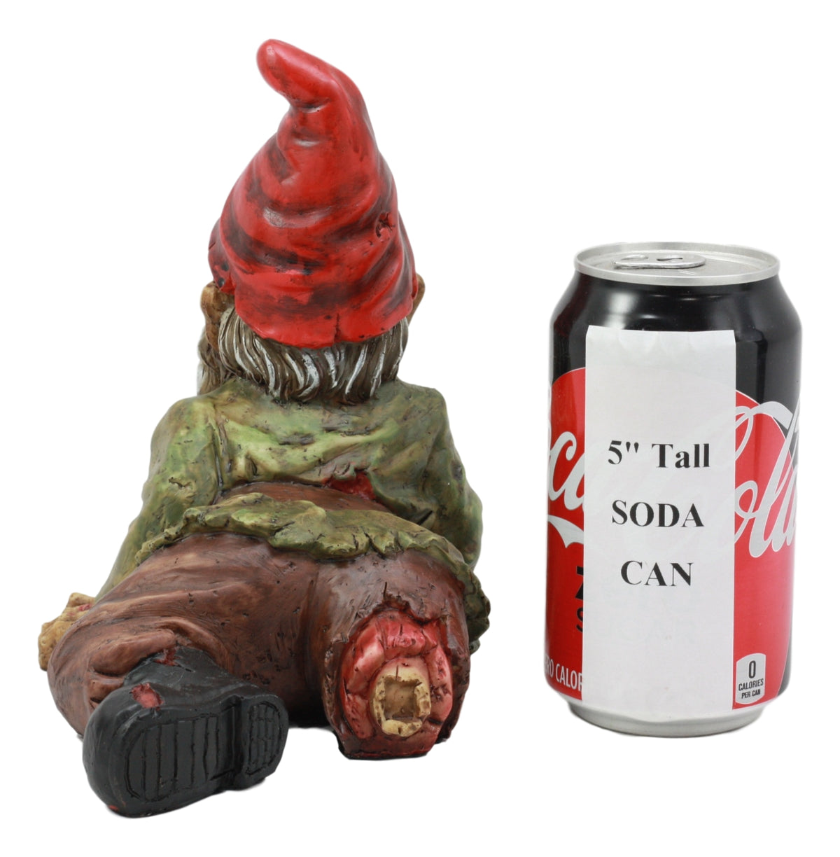 Ebros Walking Dead Severed Body Zombie Gnome Crawling On The Floor Statue 7"Long for Creepy Spooky Undead Underworld Halloween Sculpture Prop at Home Patio and Garden Decor