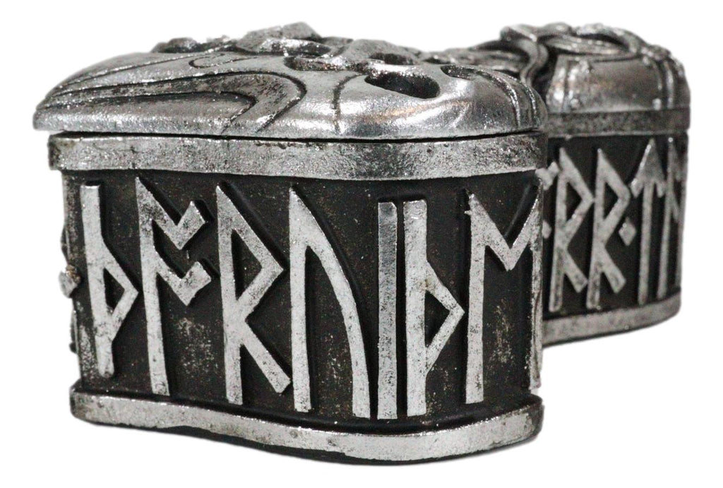 Norse Runes Coat of Arms Heraldry Thor Hammer Mjolnir Decorative Jewel ...